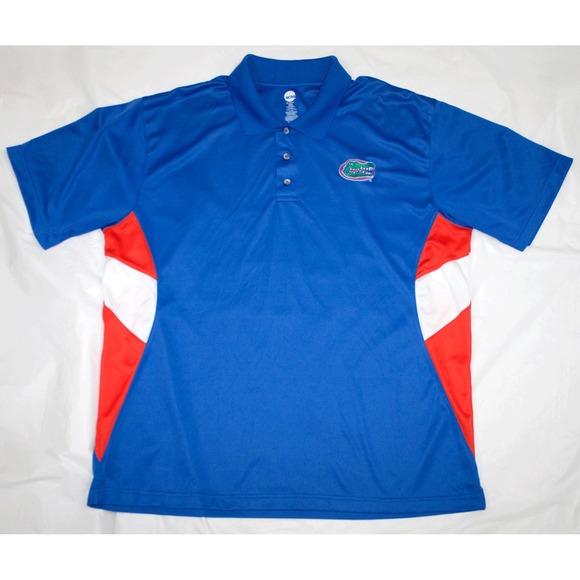 PGA Tour Other - NCAA by KA Mens Florida Gators Short Sleeve 100% Polyester Polo‎ Shirt Size 2XL